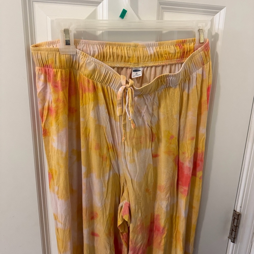 Old Navy Women's Colorful Tie-Dye Wide Leg Pants